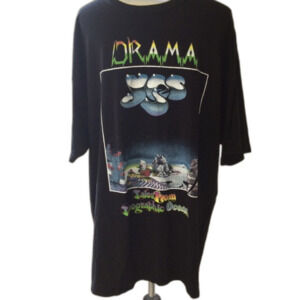 Vintage Tultex T-Shirt Men's Size 2XL Black YES Band Concert Tour “2016”